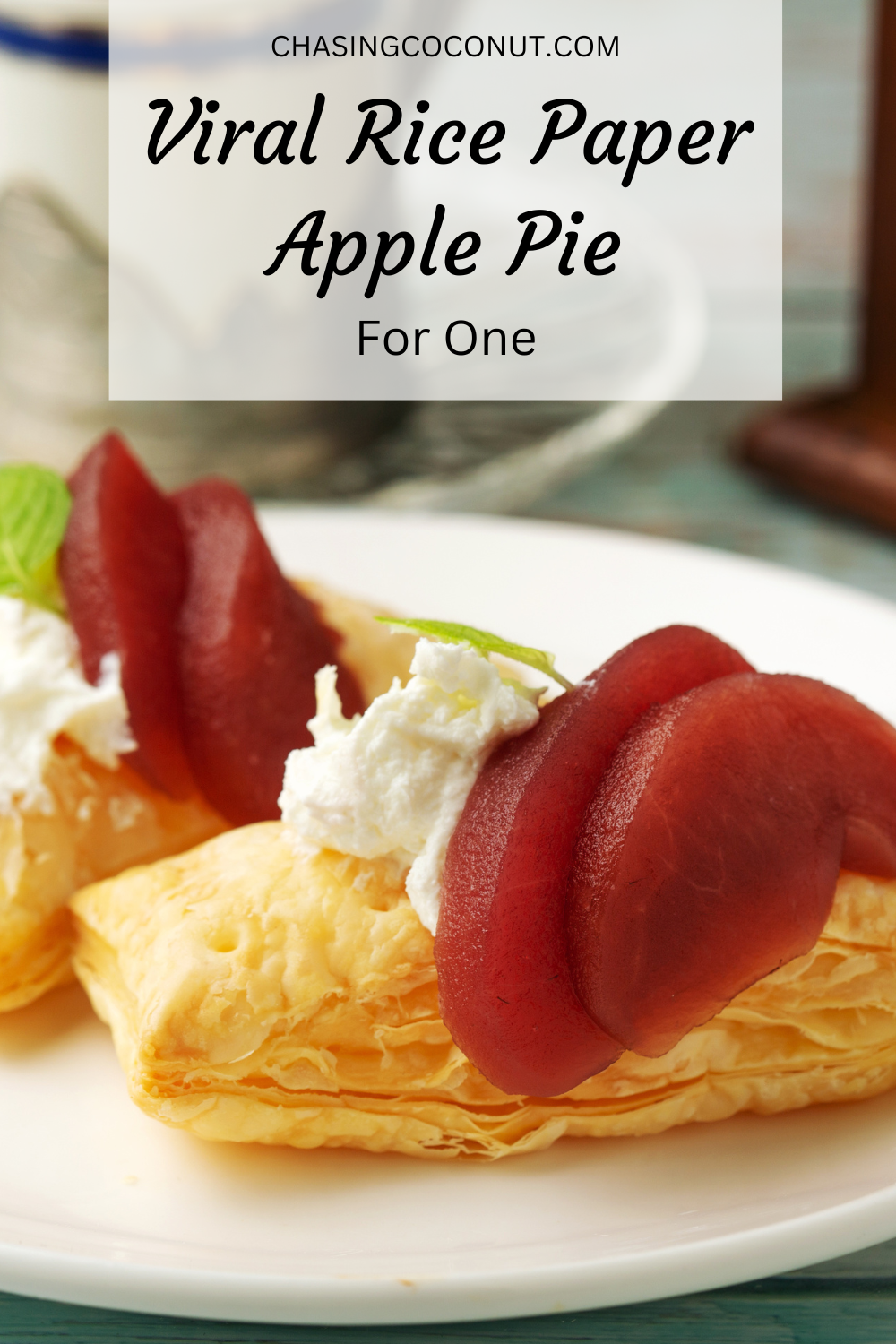 rice paper apple pie featured image